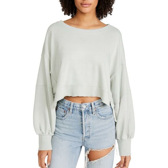 We The Free x Free People Camden Cropped Pullover - Size Medium - Picture 1 of 7
